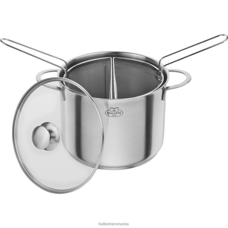 BALLARINI vase de gătit ancona 85 qt sparanghel/ oală pentru paste oțel inoxidabil 18/10 P24NB66