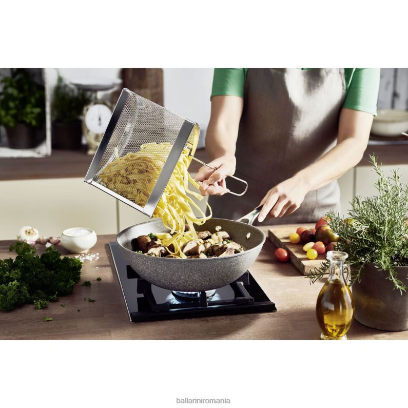 BALLARINI vase de gătit ancona 85 qt sparanghel/ oală pentru paste oțel inoxidabil 18/10 P24NB66