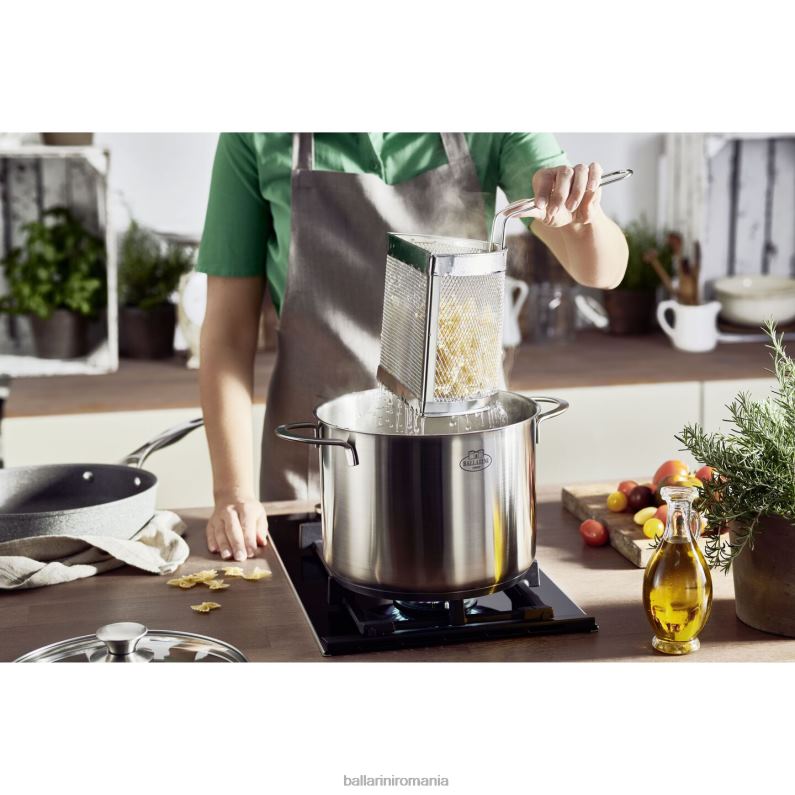 BALLARINI vase de gătit ancona 85 qt sparanghel/ oală pentru paste oțel inoxidabil 18/10 P24NB66