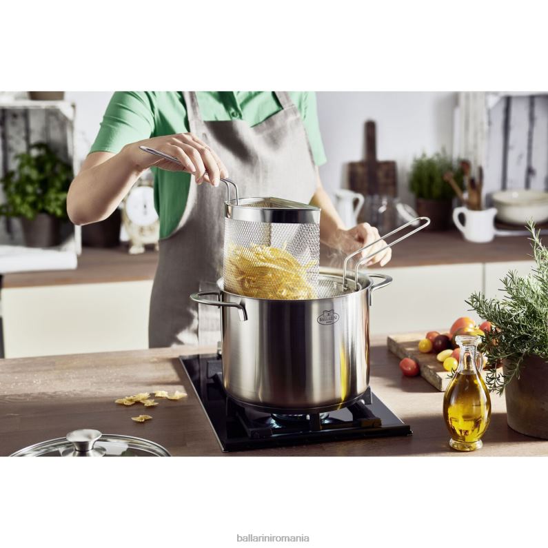 BALLARINI vase de gătit ancona 85 qt sparanghel/ oală pentru paste oțel inoxidabil 18/10 P24NB66