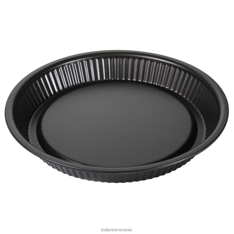 BALLARINI vase de gătit la patisserie 11-inch tigaie pentru flan/tartă antiaderență negru mat P24NB98