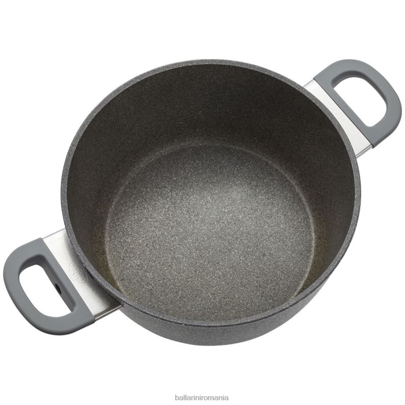 BALLARINI vase de gătit parma plus 48 qt aluminiu cuptor olandez antiaderent cu capac P24NB44