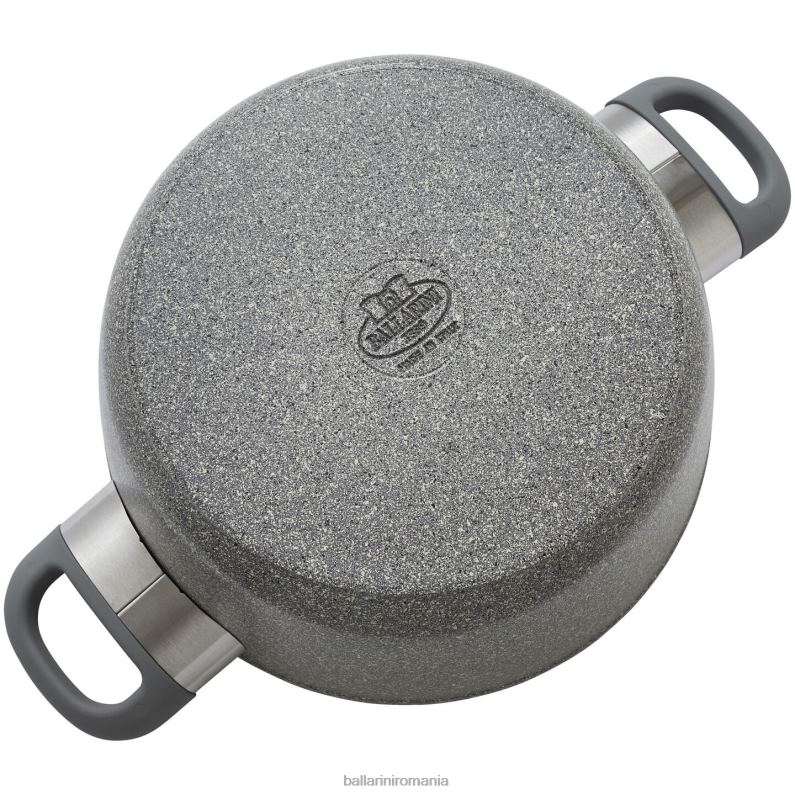 BALLARINI vase de gătit parma plus 48 qt aluminiu cuptor olandez antiaderent cu capac P24NB44