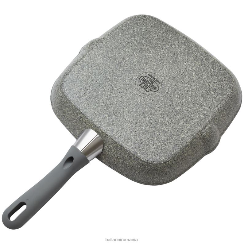 BALLARINI vase de gătit parma plus tigaie pentru grătar pătrată din aluminiu de 11 inchi P24NB56