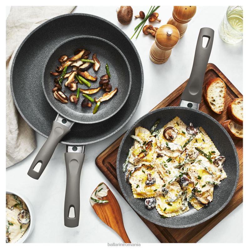 BALLARINI vase de gătit set de tigaie modena inductie 3 buc aluminiu antiaderent P24NB43