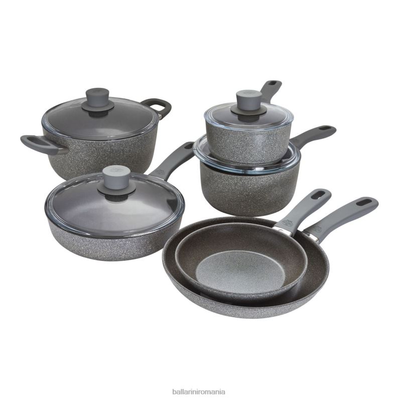 BALLARINI vase de gătit Set de vase de gătit antiaderente parma plus 10 buc P24NB5