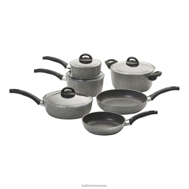 BALLARINI vase de gătit set parma de 10 bucăți, antiaderent, oale și tigăi P24NB8